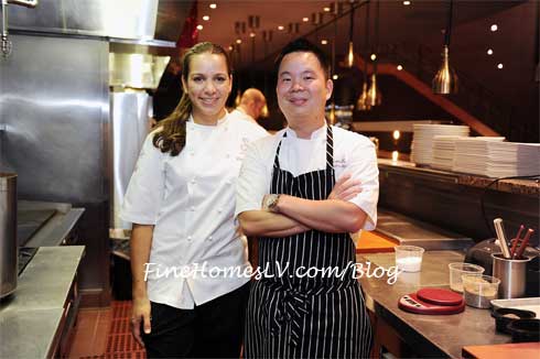 Christina Wilson and Chef Kevin Hee